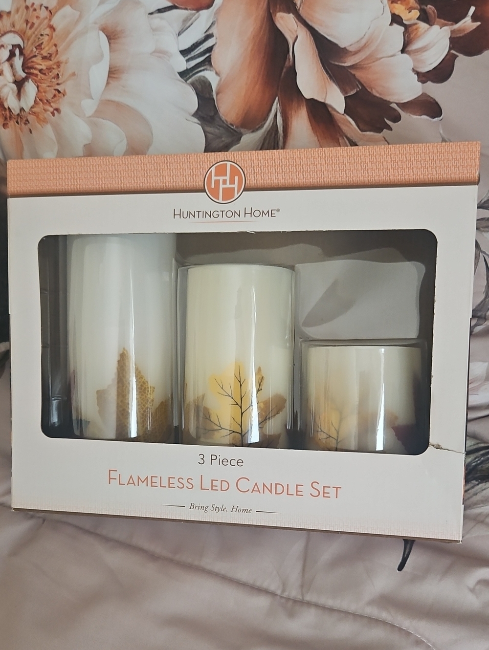 Flameless Lead Candle Set 3 By Huntington Home New Inbox Thanksgiving Ready. 🍁